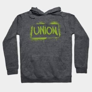 union stencil - green Hoodie